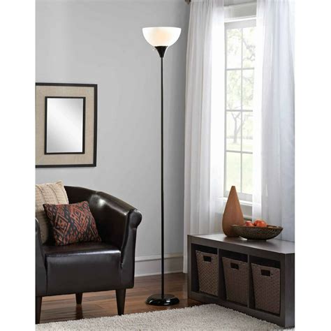 Mainstays lamp - Functional and fashionable, this Mainstays LED Desk Lamp is the perfect addition to your dorm room, bedroom or home office. Adjust the shade by a flexible steel gooseneck arm to direct 260 lumens of warm, flicker-free LED light where it is needed. An AC outlet is located on the base for easy access to charge up your mobile devices or tablets.